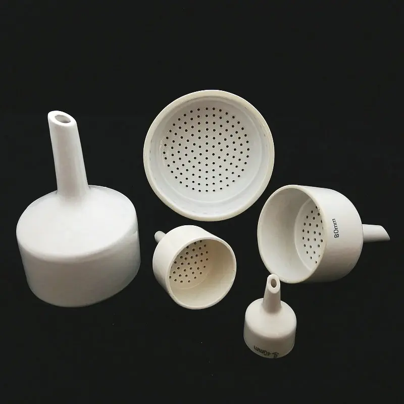 1 sztuk 40mm 60mm 80mm 100mm 120mm 150mm ceramiczny lejek Buchnera filtr laboratoryjny lejek pompujący butelka z filtrem pasujące narzędzia