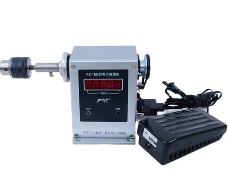 

FY-180 electronic digital display winding machine counting adjustable semi-automatic winding tool 0-9999 counting range