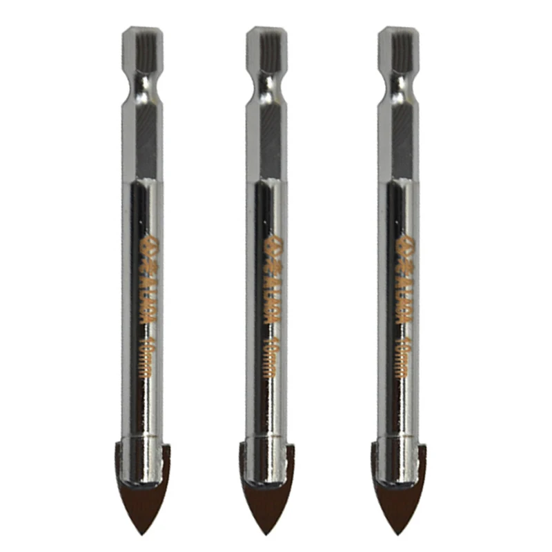 Imagem -02 - Broca Laoa-hex Peças 10 mm Conjunto de Brocas Vidro Cerâmica Concreto Abridor de Furos Liga Eficiente Ferramenta de Perfuração
