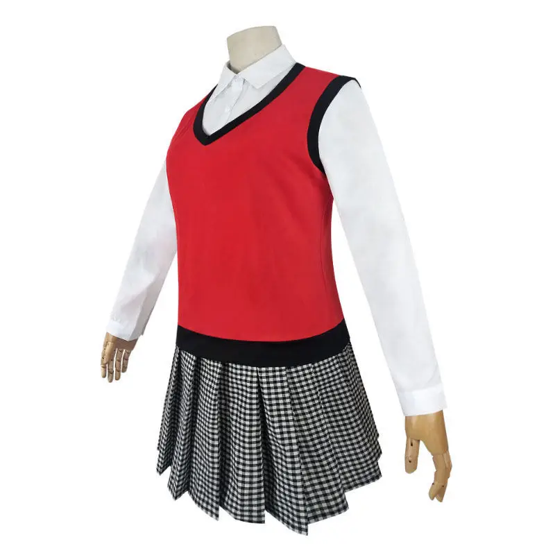 Kakegurui Cosplay Costumes Anime Kakegurui Ikishima midari Japanese School Girls Uniform Full Set Halloween Shirt Skirt Vest