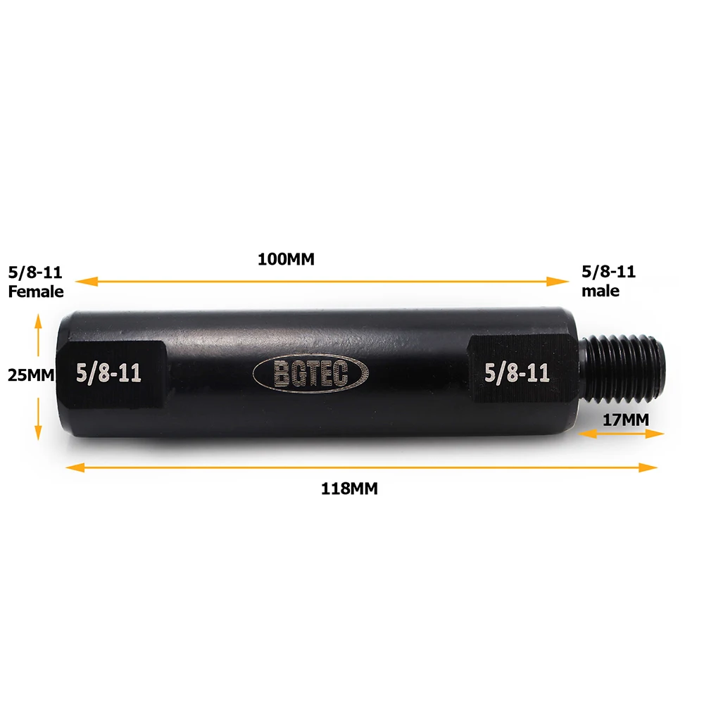 BGTEC 1pc 5/8-11 cambio filetto convertitore punte diamantate adattatore collegamento convertitore asta di prolunga