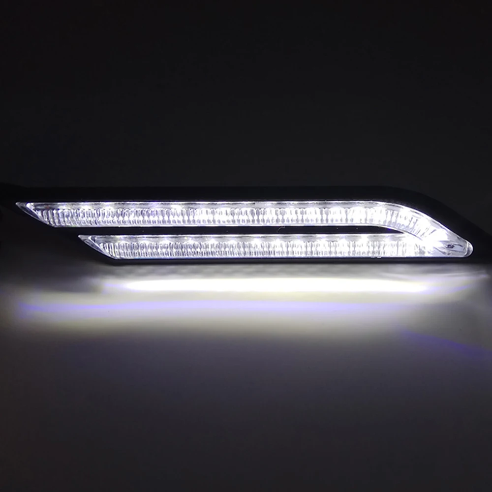 CSCSNL DRL السوبر مشرق DRL سيارة النهار مصباح ليد سيارة عالمية النهار تشغيل أضواء السيارة التصميم مقاوم للماء 33 LED