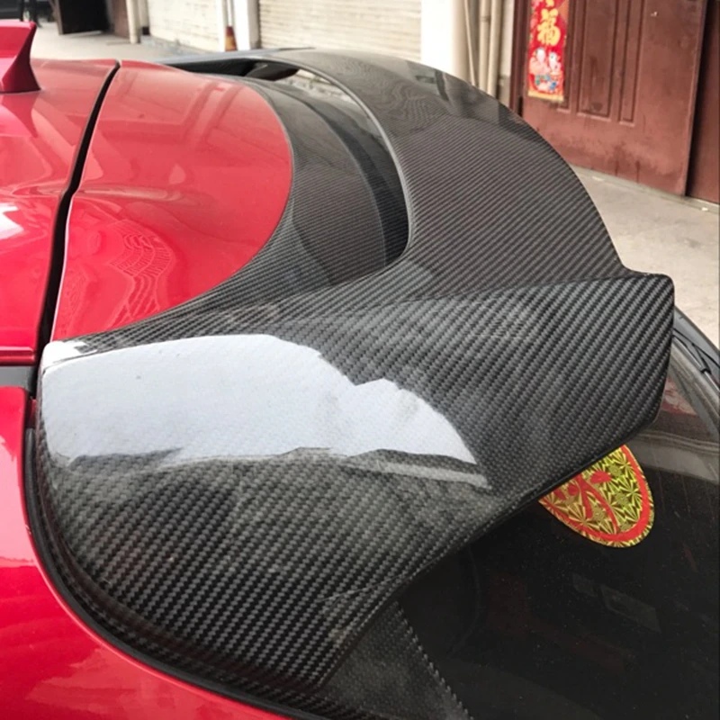 For Mazda 3 AXELA Hatchback 2014-2018 Rear Wing Carbon fiber Resin Spoiler High quality Car Accessories