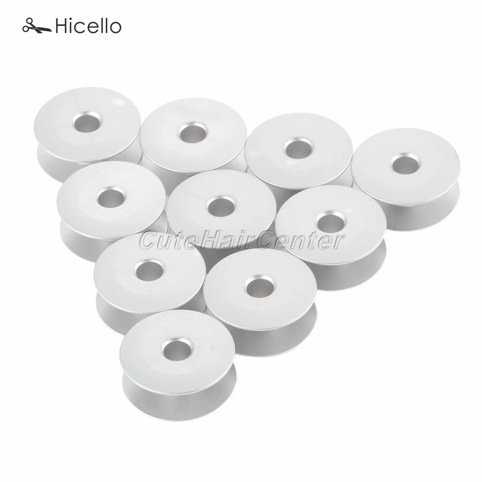 10PCS 6-5 Bobbins synchronous sewing machine Synchronization Big hook Thick Flat Car Bobbin 25mm 6-5/6-7 / KHS20 - RYP Hicello