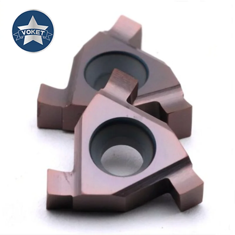 CNC External Circlip Groove Blade T16E Coated Inner Hole Grooving Knife Head Through Mount SER External Thread Turning Tool