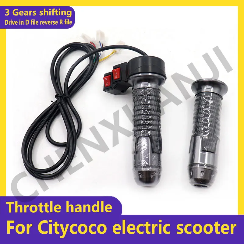 Citycoco Throttle Handle 60V Universal With Variable speed control wire For Chinese Halei Electric Scooter