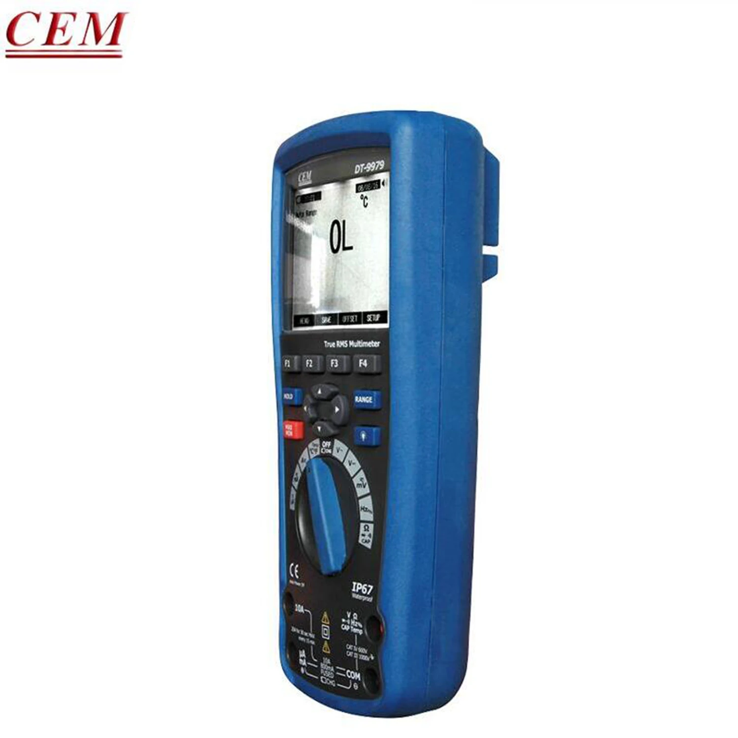 CEM DT-9979 Professional True RMS Industrial Digital Multimeter with Bluetooth and Trend Capture 50000 Bit High Resolution.