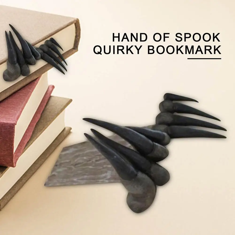 Unique Funny Bookmarks For Adult Thriller Devil's Hand Bookmarks Halloween Gift For Book Lovers Hand Of Spook Quirky Book-mark