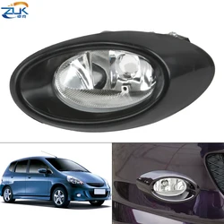 ZUK Car Fog Lamp Fog Light Front Bumper Fog-Proof Light For HONDA FIT JAZZ Sport GD1 GD3 2005 2006 2007 2008 Foglight Foglamp