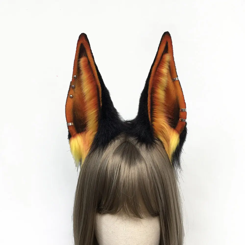 

Anubis Wolf Cat Dog Ears Hairband Hairhoop Headwear For Gods Of Destruction Cosplay Accessories Handmade