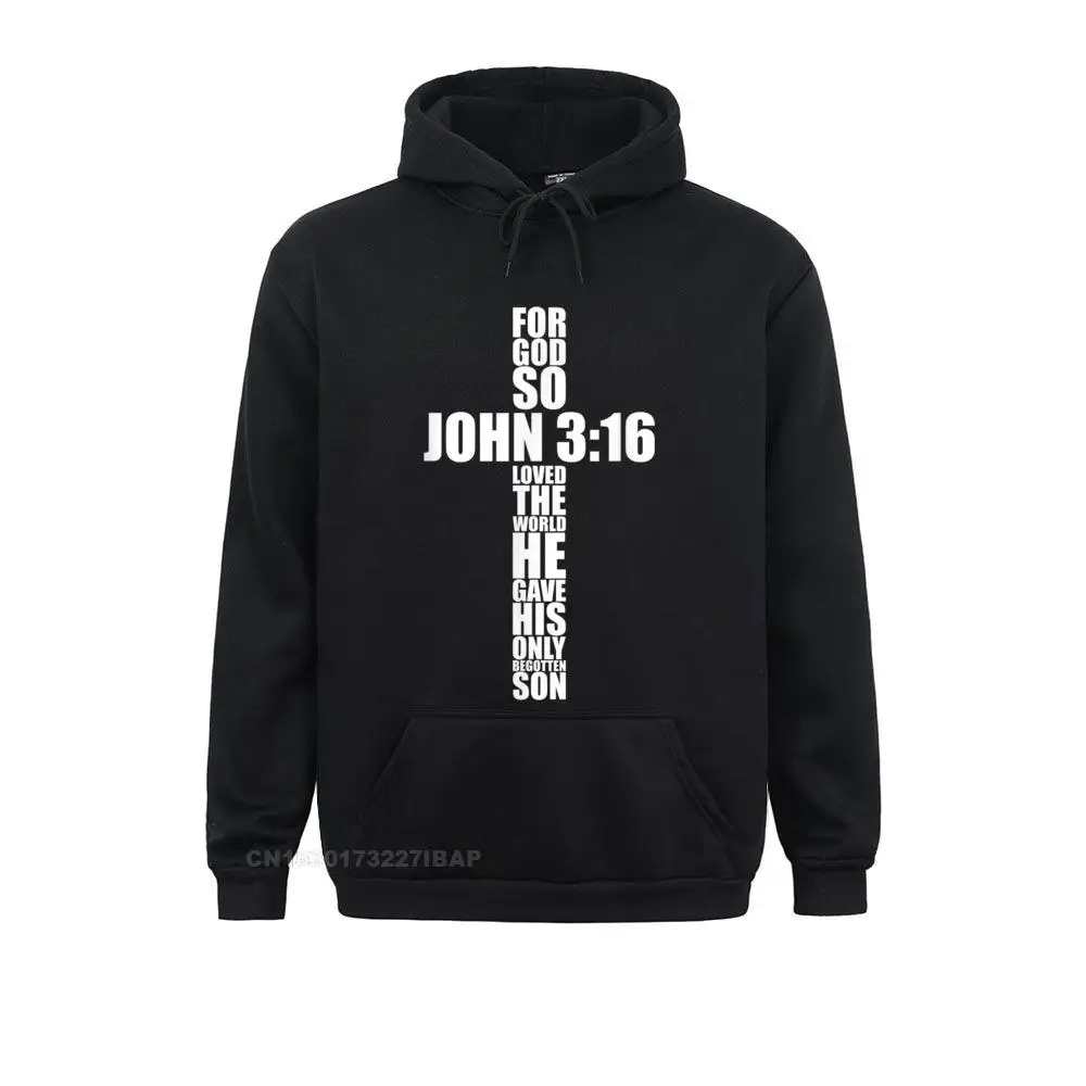 John 3 16 Christian Cross Saying Religious Bible Verse Gifts Hoodie Retro Women\'s Sweatshirts 3D Hoodies Youthful Clothes