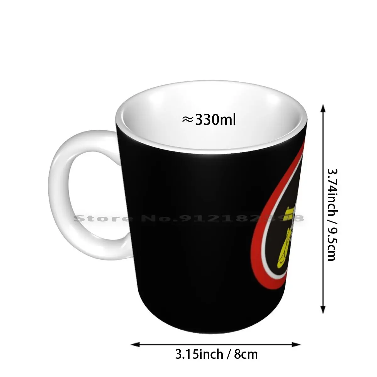 Brazilian Police Special Forces Bope Ceramic Mugs Coffee Cups Milk Tea Mug Bope Forces Special Special Forces Brazil Police