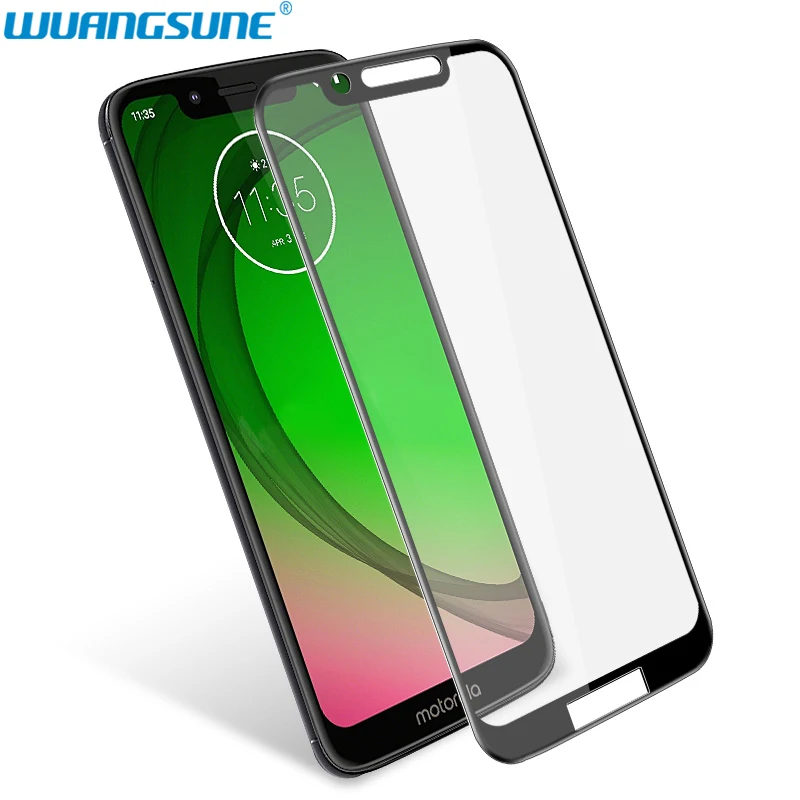 Full Cover Tempered Glass For Motorola G7 Plus G6 E5 Play G7 POWERP GO Screen Protector film P50 P40 phone protective glass