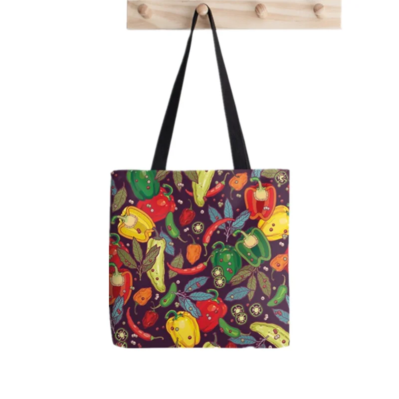 2021 Shopper Happy Haunts Tote Bag Printed Tote Bag women Harajuku shopper handbag girl Shoulder shopping bag Lady Canvas Bag