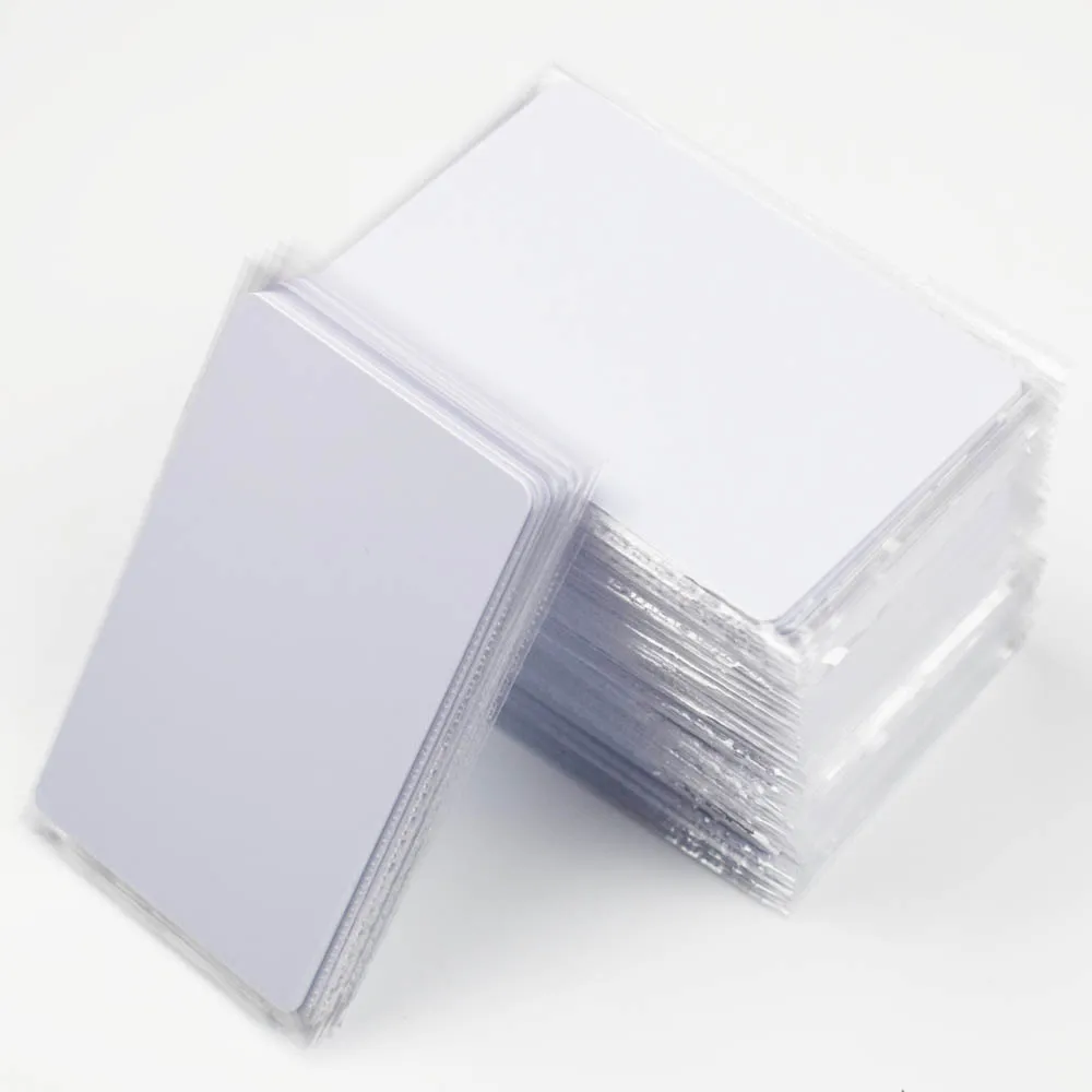 200pcs/Lot 13.56mhz Inkjet Printable PVC Card Fudan NFC 1K S50 Chip for Epson / Canon Printer