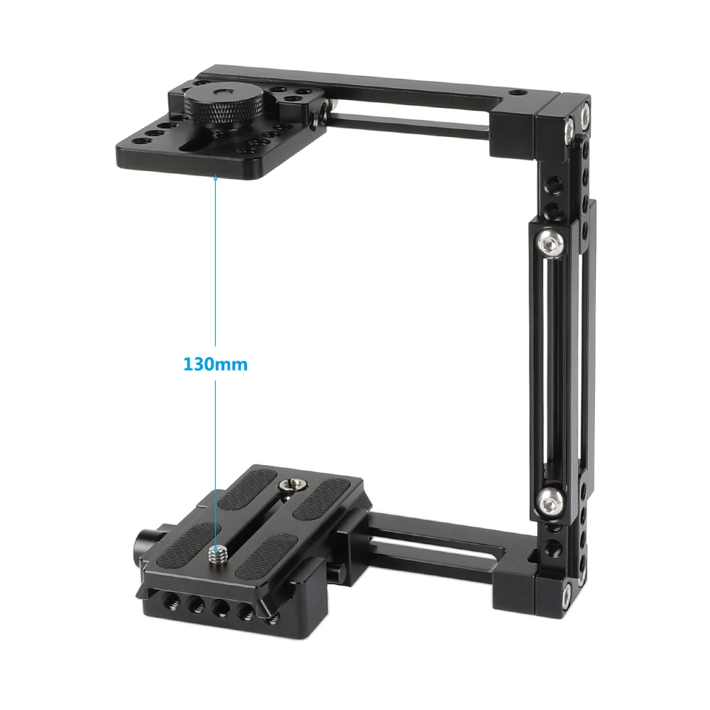 HDRIG Self-configuration Half Cage Kit With QR Manfrotto Plate For Nikon Sony Canon Panasonic GH5/GH3 for DSLR Cameras