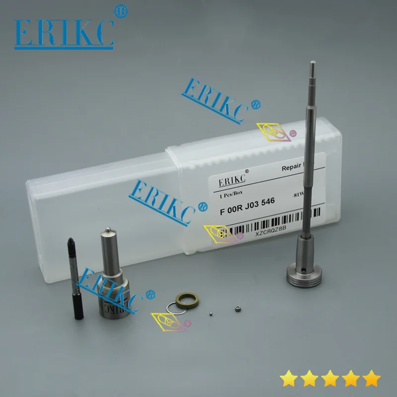 

ERIKC Common Rail Nozzle Dlla145p2397 Valve F00rj03546 Injector Repair Kits for Bosch Injector 0445120361