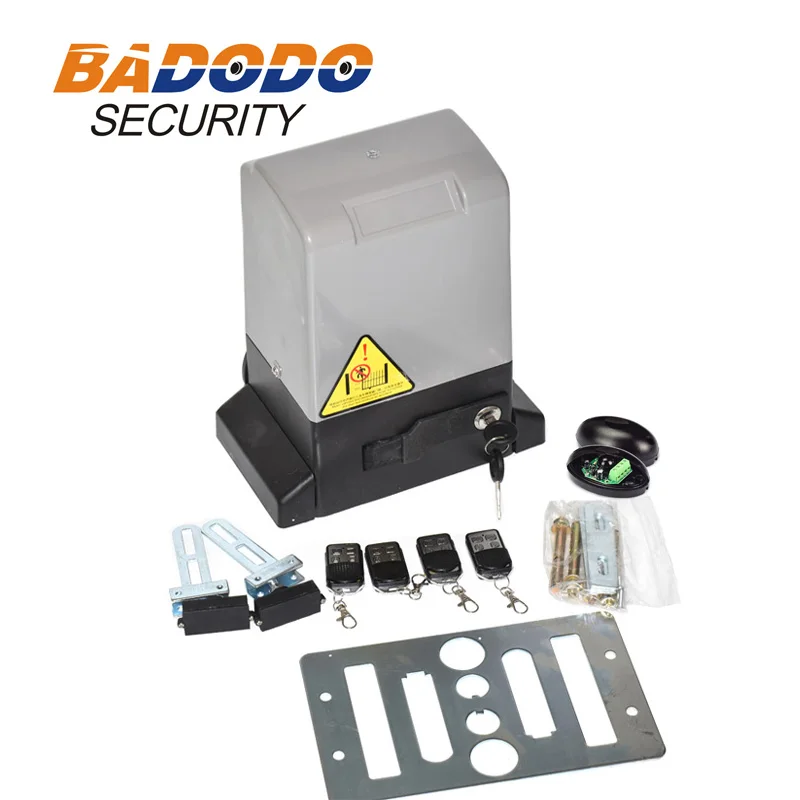 Abridor automático de puerta corredera, Kit de seguridad de Motor de entrada de pista de alta resistencia, Hardware eléctrico, 1600lbs, 2646lbs,