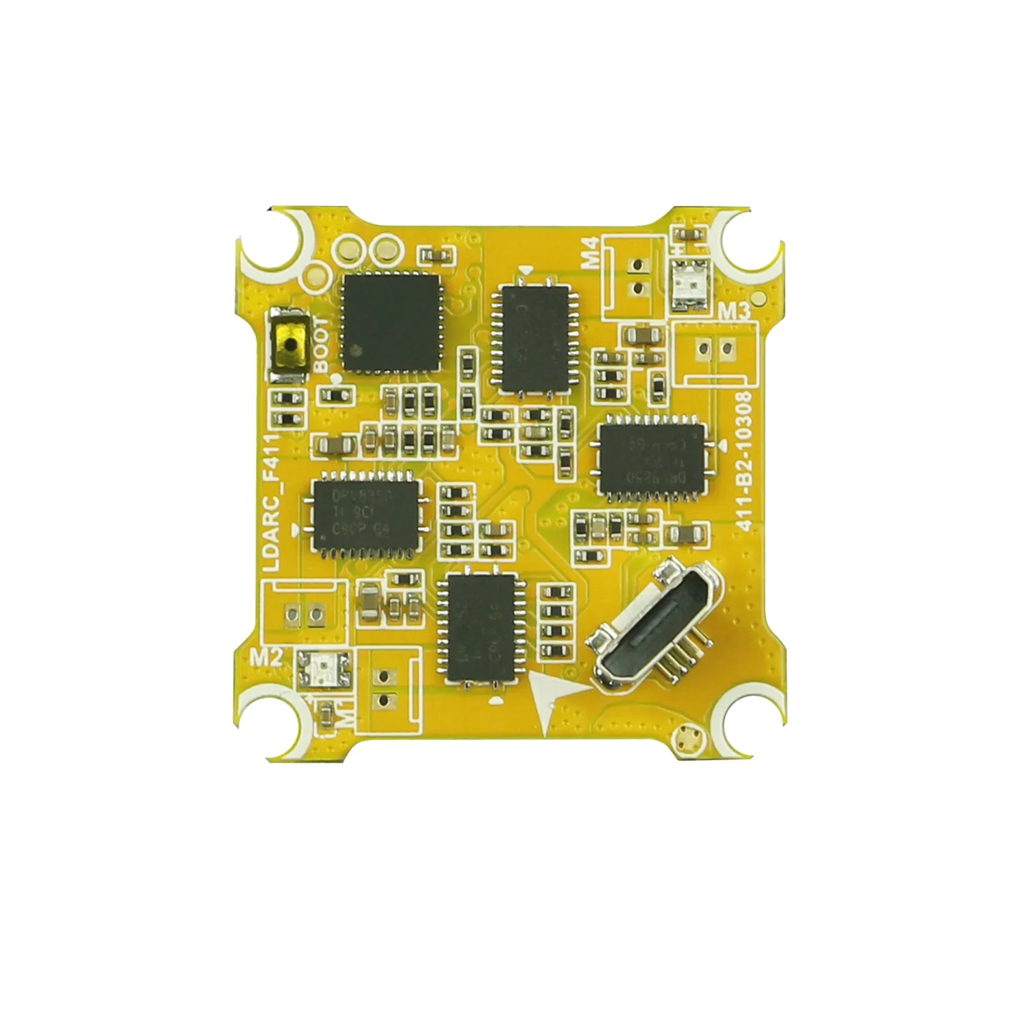 

LDARC F411-B2 FC 4in1 ESC AIO 1S Brushed indoor FC racing drone FC |support flip over after crash,OSD, Betaflight