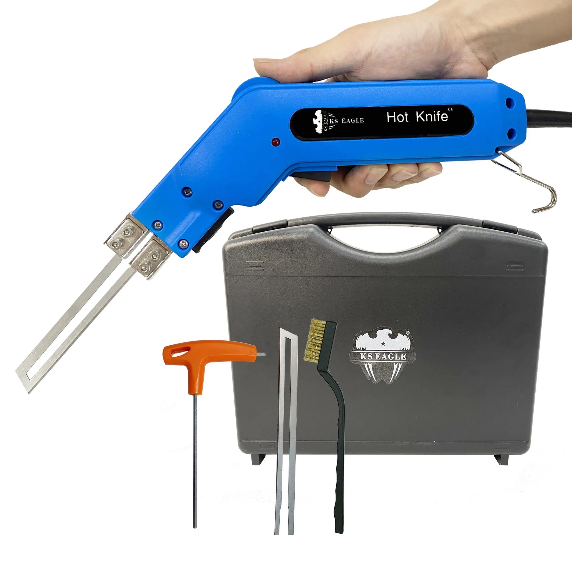 Faca elétrica cortadora de espuma de isopor, ferramenta profissional portátil com lâmina, 110v /120 v