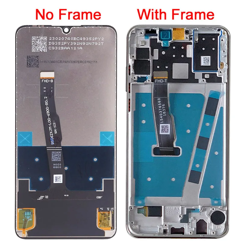 Imagem -04 - Montagem do Painel Digitalizador da Tela Sensível ao Toque Tela Lcd Frame Nova 4e Huawei P30 Lite Mar-lx1 Mar-lx2 Mar-al01