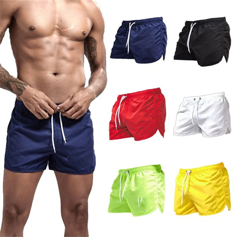 

Beach Shorts for Men Sea Drawstrings Summer Pants Classic Sport Fitness Running Sweatpants Boardshort Surf Bathing Shorts Male