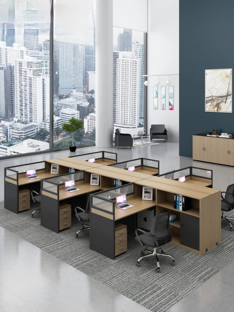 

Office furniture simple modern staff desk staff seat screen card seat desk chair