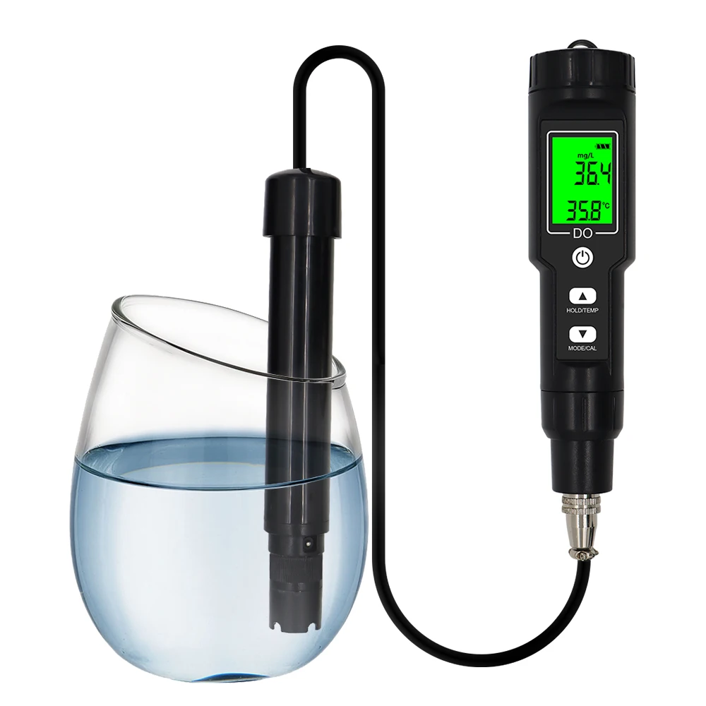 

DO9100 Digital Dissolved Oxygen Meter 0.0-40.0 Mg/L Oxygen concentration 0.0-300.0% ATC DO Tester Water Quality Detector 40% off