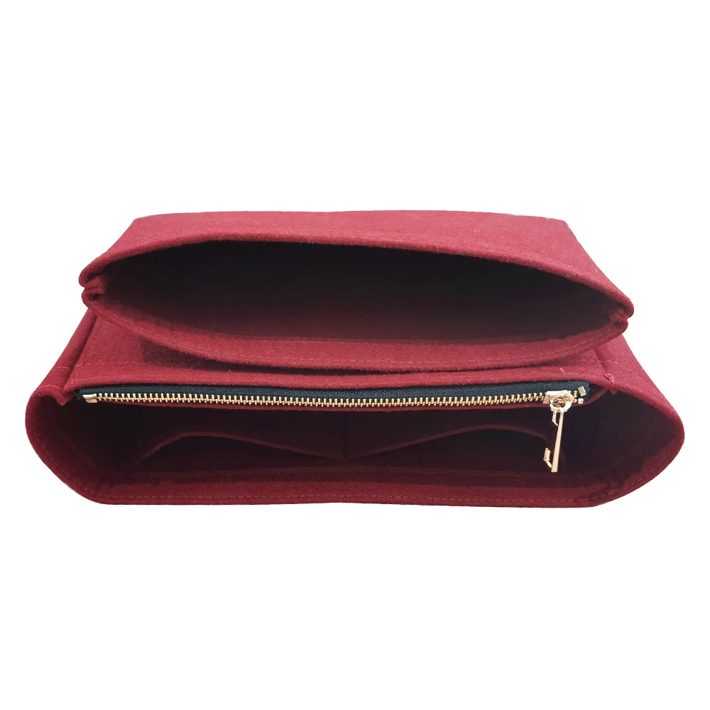 Organizador portátil de viaje para cosméticos Pochette Metis, bolsa de maquillaje, bolsa de viaje, bolso cruzado, hecho a mano, 20 colores