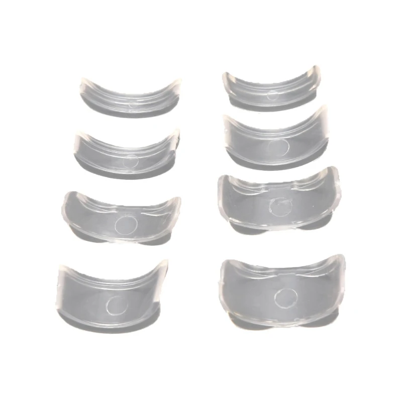 8 Sizes Silicone Invisible Clear Ring Size Adjuster Resizer Loose Rings Reducer X7YA