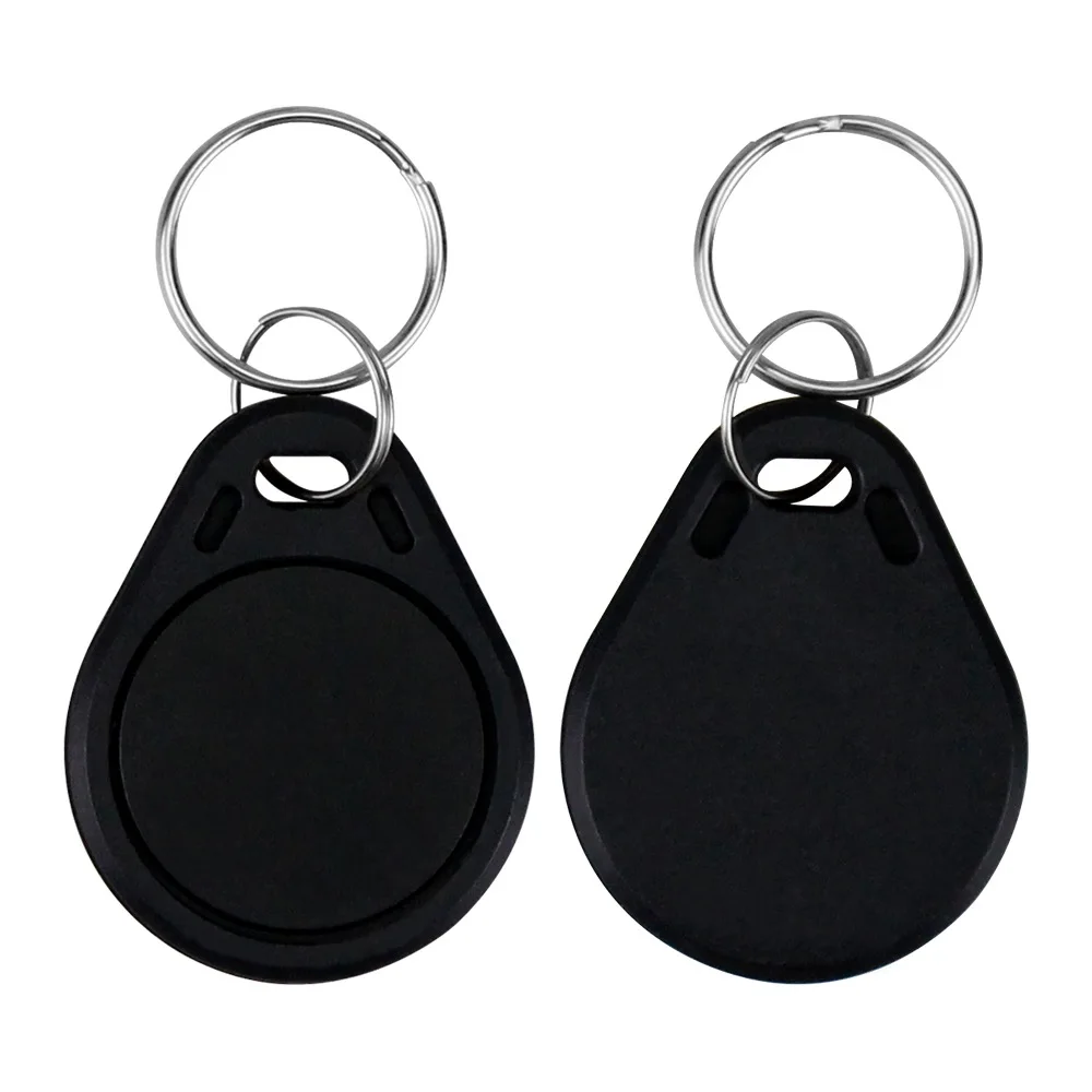 Smart RFID Keychain 13.56MHz IC Keyfobs ABS Material Tags Token Badges M 1K S50 Key Fobs ISO14443A for Access Control 10 Pieces