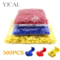 Un paquete de conectores de Cable eléctrico Scotch Lock, Terminal de empalme rápido, engarzado, no destructivo, sin romper la línea AWG 22-18