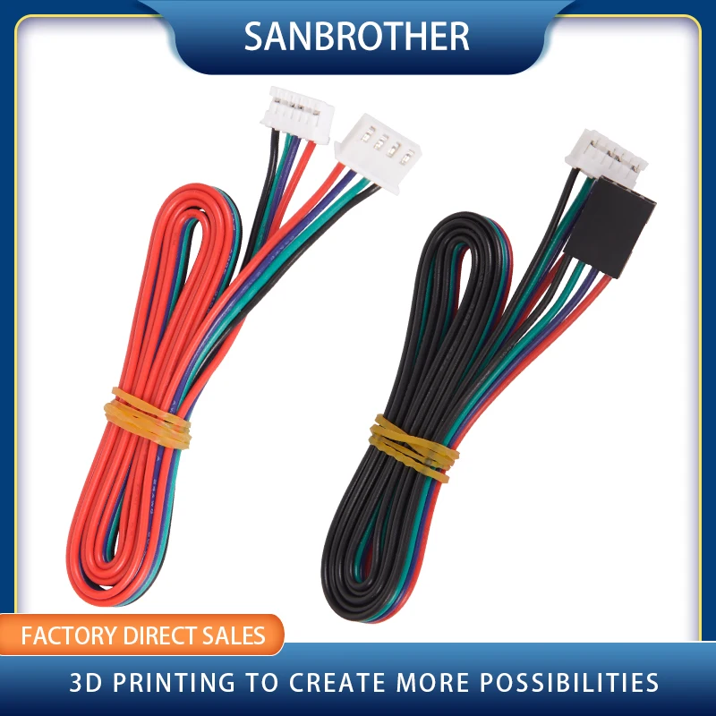 Cables de impresora 3D, de 55CM/75CM/100CM, HX2.54, 4P-PH2.0, 6P, UM2, UM2 + 2, Cable de Motor extendido y paso a paso, de alta calidad, venta al por mayor