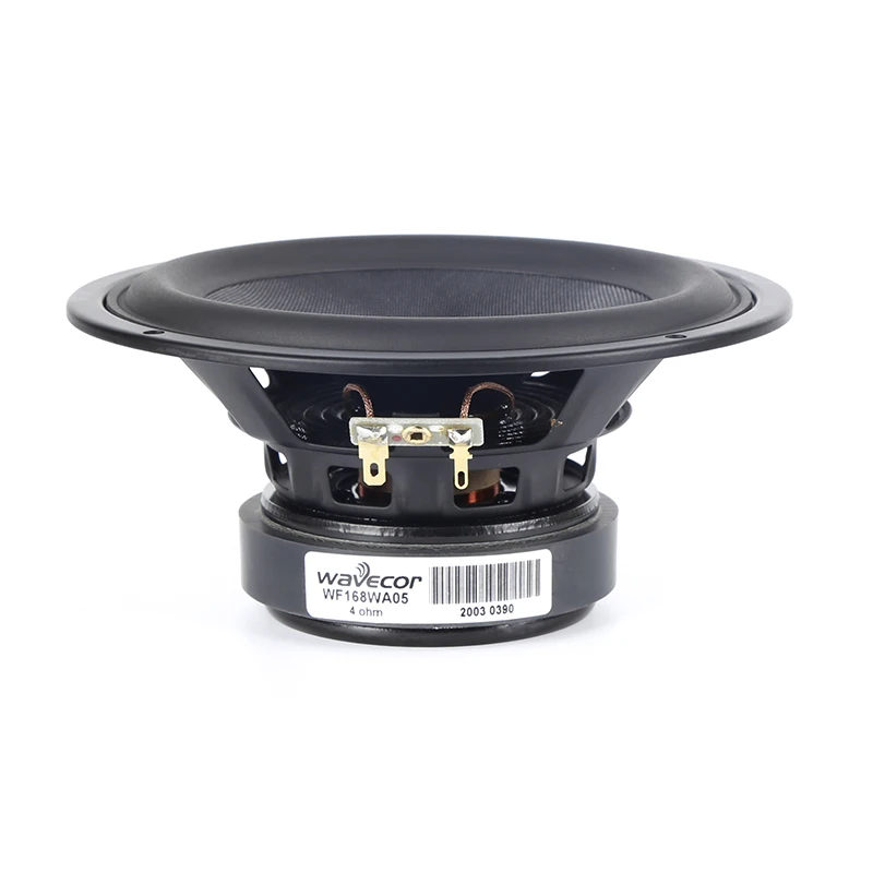 HF-118 HiFi Speakers 6.5 Inch Die Cast Frame/Chassis Glass Fibre Cone Mid Woofer Speaker Driver Unit WF168WA05 4ohm 91dB （1PCS）