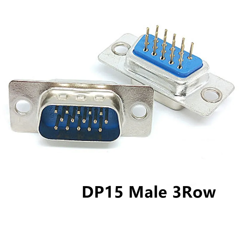 5PCS DB Connector Pin Plug-in Board Socket DP9 DP15 DP25 DP37 Male and Female RS232 Serial Welded Plate DB9 DB15 DB25 DB37