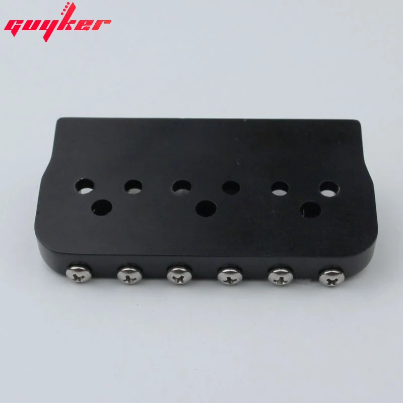 6 String Fixed Electric Guitar Bridge Black