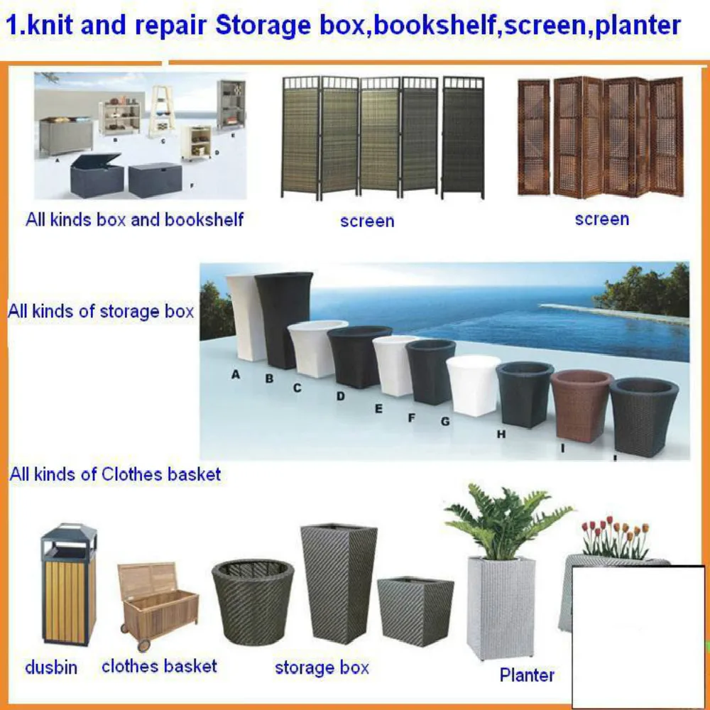 Wood Grain Color/brown Printing Gradient Flat Synthetic PE Rattan Weaving Material Plastic Rattan For Knit And Repair Chair Ect