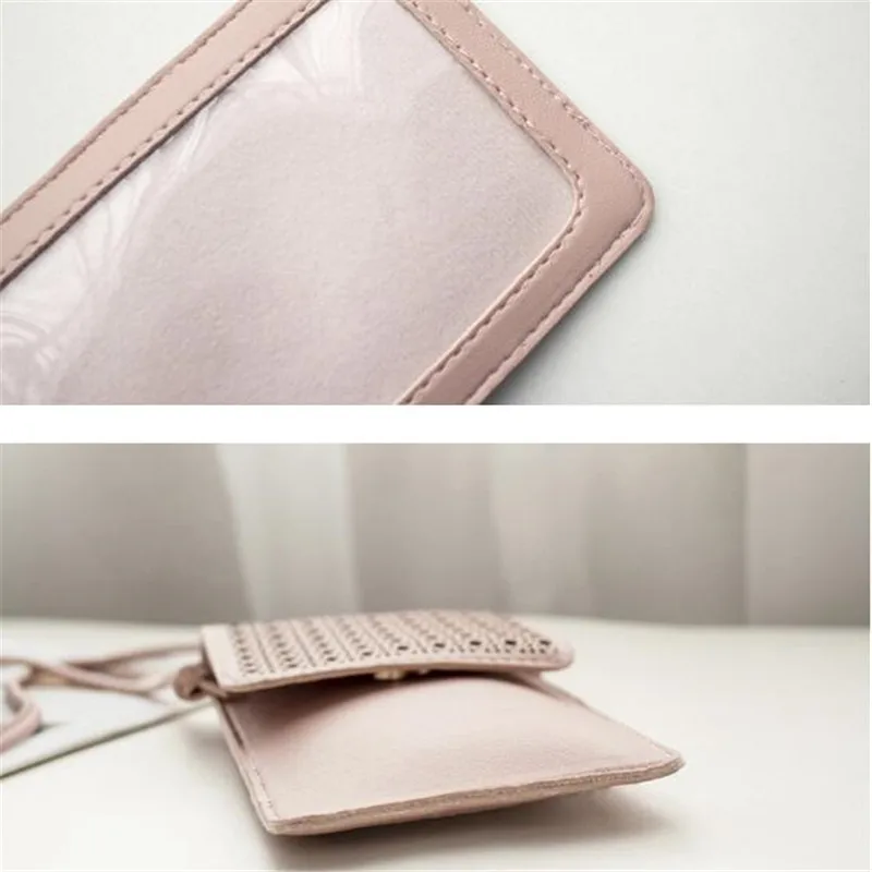 Women\'s Smartphone bag touch screen phone bag ladies mobile phone bag female hollow messenger coin purse girl shoulder mini bag