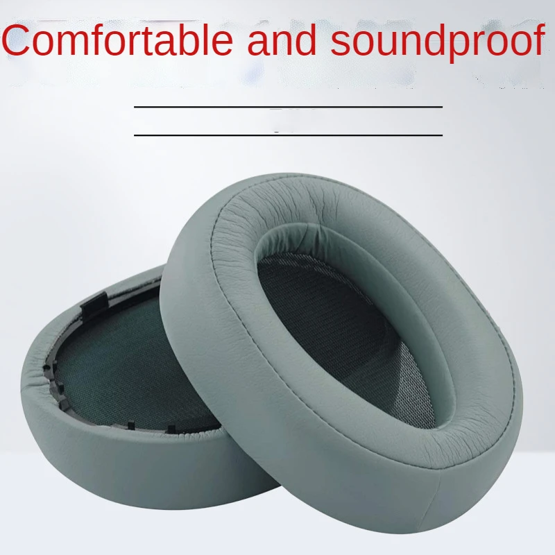 สำหรับ SONY MDR-100AAP 100A H600A ฟองน้ำครอบหูฟังฟองน้ำครอบปิดหูหูผ้าฝ้าย Beam Pad