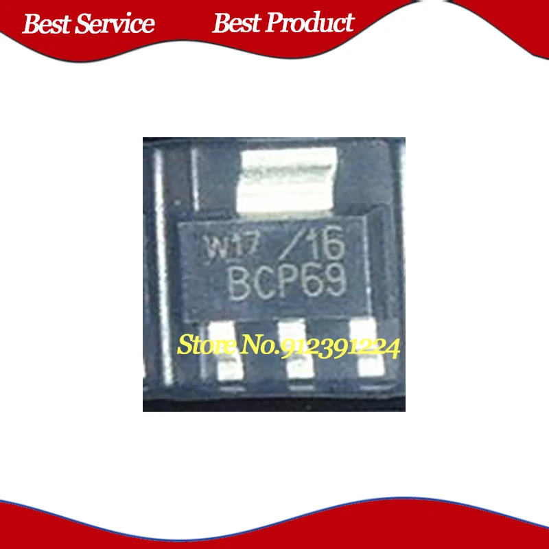 BCP69-16 SOT223 ، جديدة ومبتكرة ، في الأوراق المالية ، 10 قطعة للمجموعة الواحدة