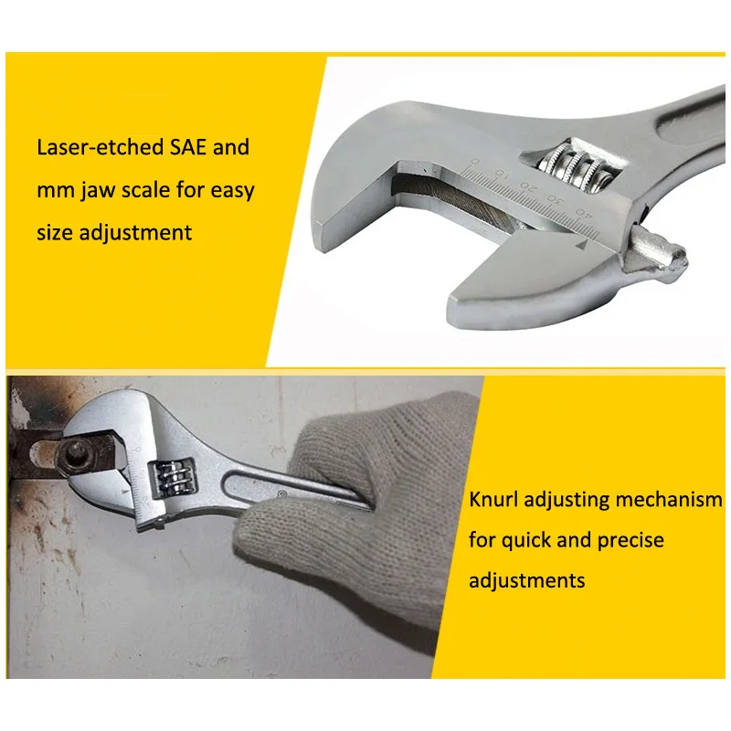 Stanley-llave de torsión para coche, herramienta mecánica de reparación, profesional, micro ajustable, cabeza ajustable de metal, 1 ud.