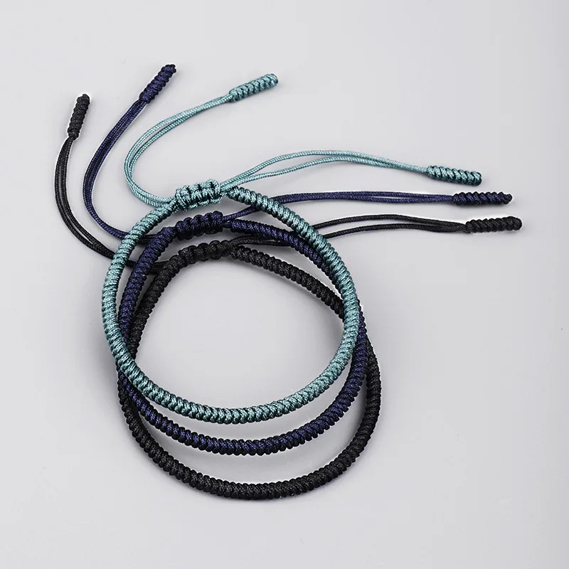 Tibetan Buddhist Love Lucky Charm Tibetan Thread Bracelets & Bangles For Women Men Handmade Knots Budda Rope Bracelet image 3