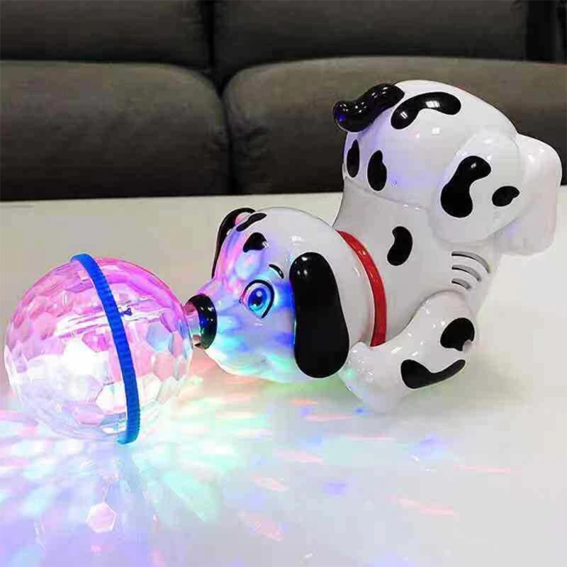 

Pet Robot Dog Interactive Robot Music Sing Walk Shake Move Puppy Robot Toy Light Up for Curious Children Age 3+ Years