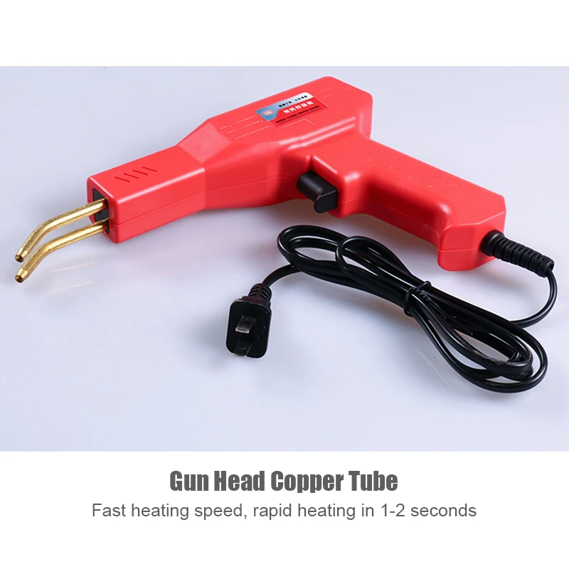 Plastic Welding Gun Heating Fuser Welder Machine Welding Nail Repair 4 Types Welding Wire Tool Car Bumper Repairing Hot Stapler