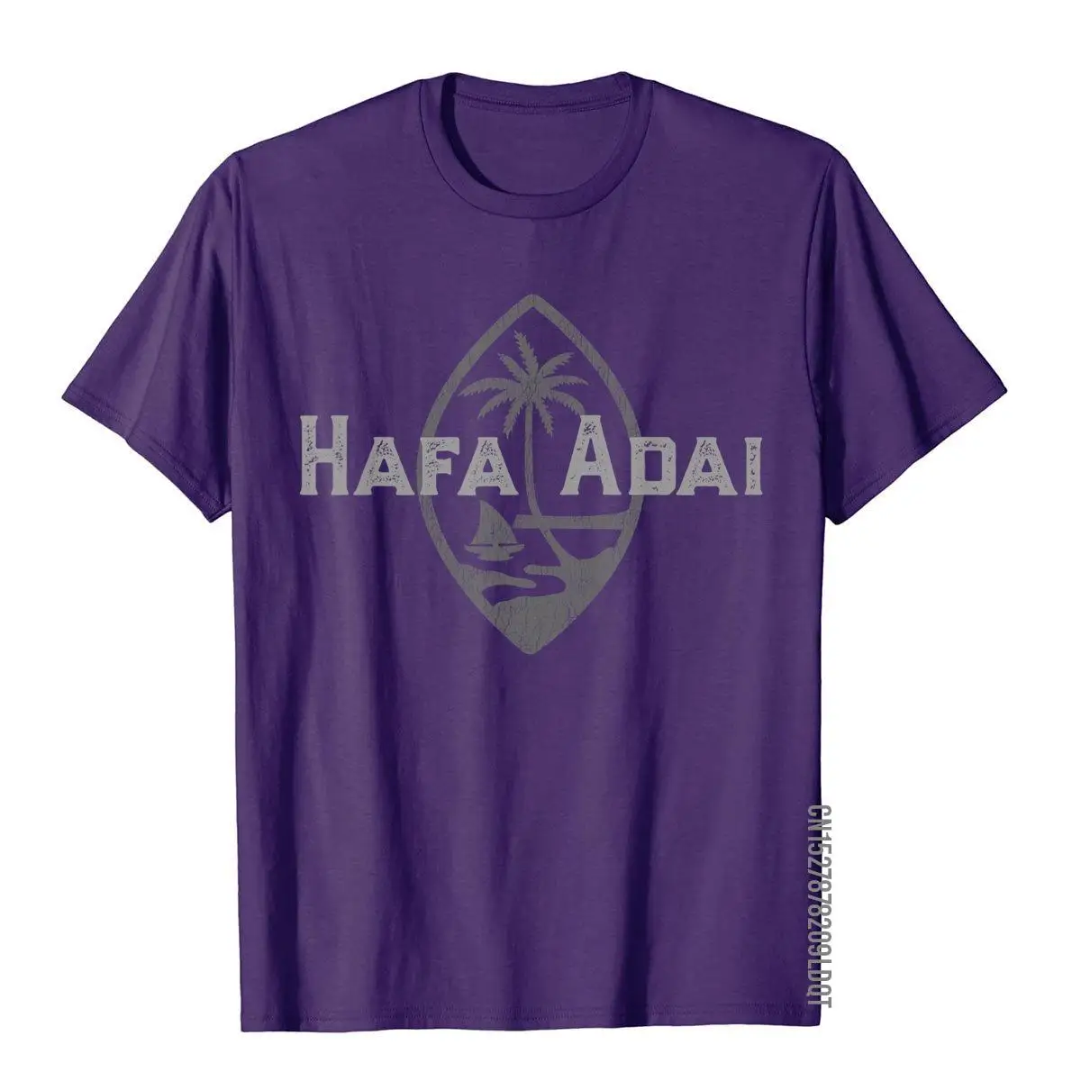 Hafa Adai - Hello From Guam Vintage Design T-Shirt Cotton T Shirts For Men Tight Tops Shirt New Coming Customized