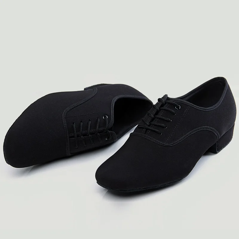 Zapatillas de deporte modernas para hombre, zapatos de lona para baile latino, Tango, salón de baile, suela de goma de cuero suave, calzado