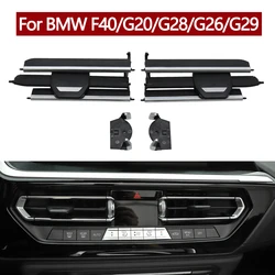 Samochód centralny AC nawiew klimatyzacji Grill Outlet klip naprawa zestaw do BMW 2 3 4 Z4 X3 X4 serii F40 F44 G20 G26 G28 G29 G01 G02