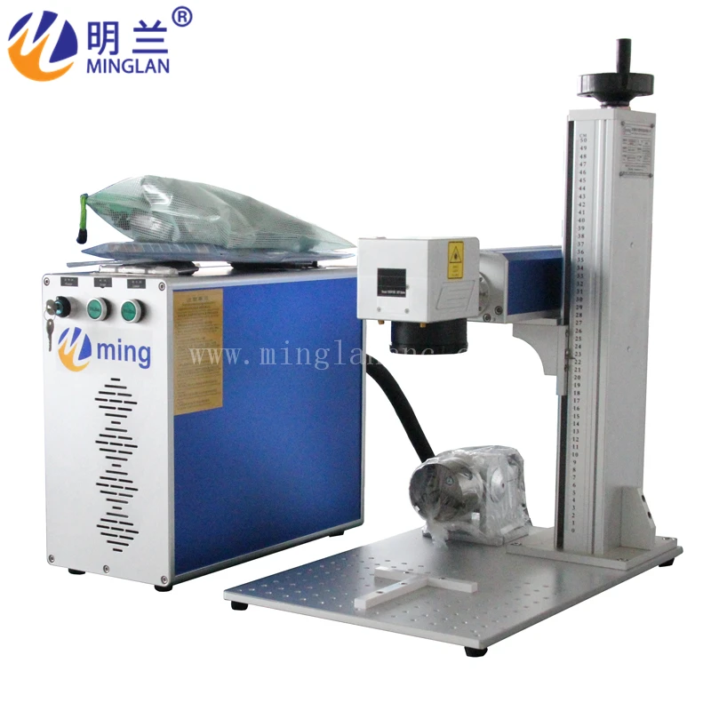 2024 High Quality Fiber-laser-marking-machine 20W 30W 50W 60W Split For Metal and Non-metal