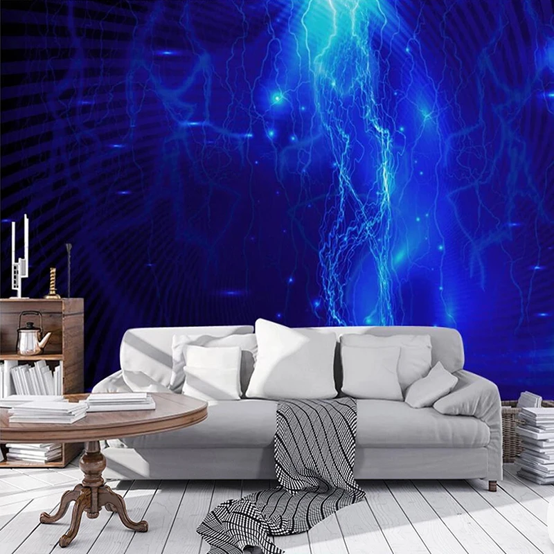 

Custom 3D Photo Wallpaper Modern Blue Personality Abstract Art Wall Painting Bedroom Study Living Room TV Background Home Decor