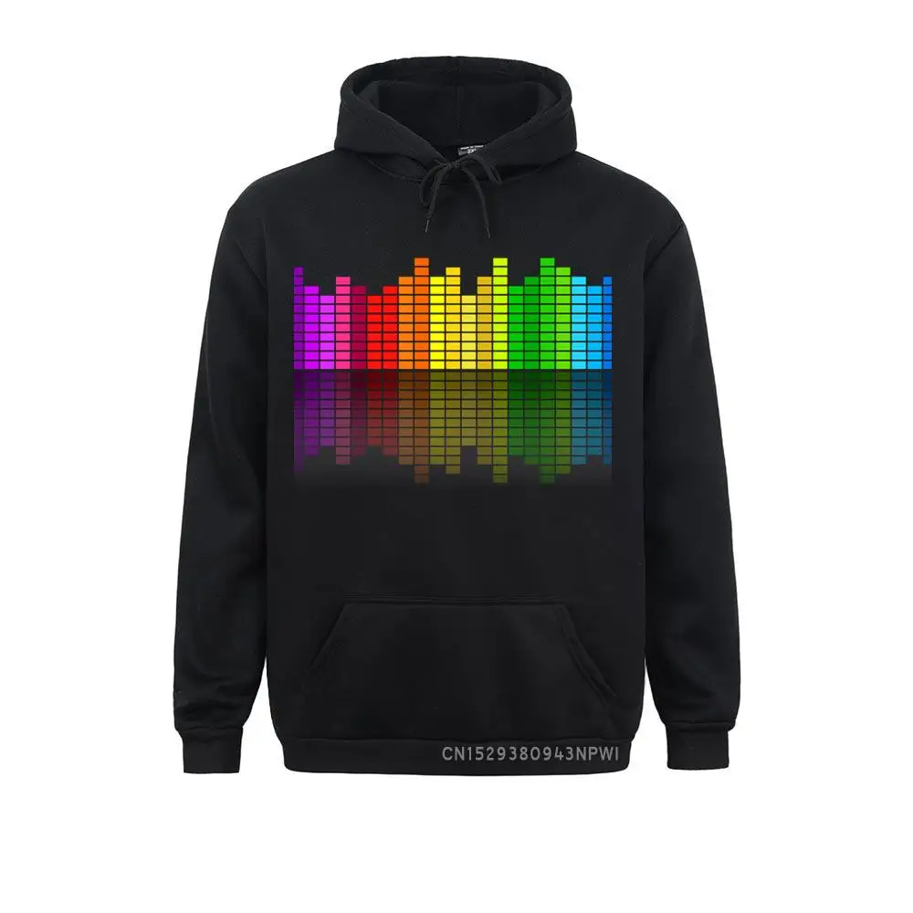 Men DJ Music Equalizer Hoodie Fashion Christmas Homme Pullover Hood Plus Size Homme Sweatshirt Guys Punk Designer Streetwear